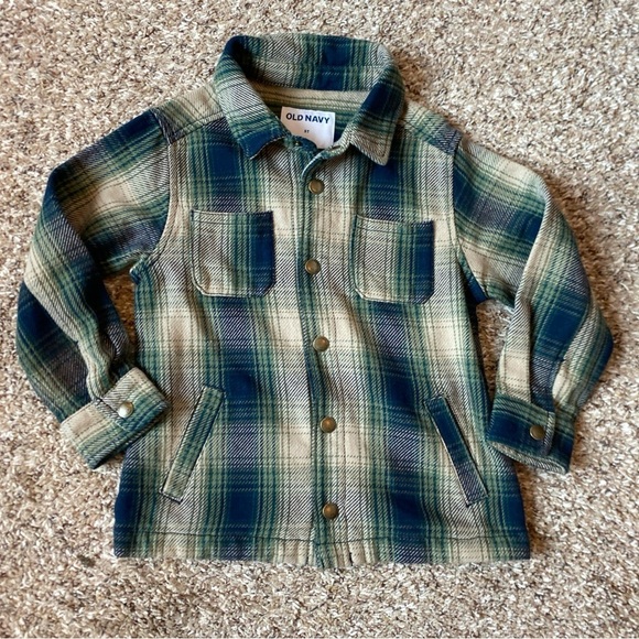 Girls Size 5 Jacket Bundle Faux Leather Plaid Shacket Asymmetrical Zip Black - Picture 9 of 9